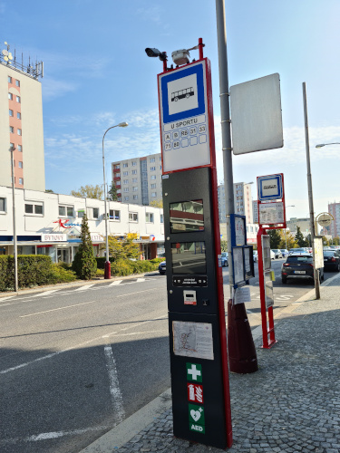 autobusová zastávka Mladá Boleslav